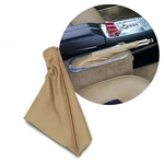 Tan Horizontal Shifter Emergency Brake Boot With Real Heavy-duty Naugahyde. Fixed Price $34.50.