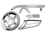 Chrome Belt Guard And Pulley Cover Kit For Harley-davidson. Fixed Price $197.99.