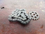 09-11 Kawasaki Ninja 650R Oil Pump Chain And Gear Sprocket 92057-0098. Fixed Price $13.94.