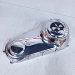 Harley Softail Primary Cover Chrome Twin Cam Fatboy Deluxe Aftermarket 60782-06A. Fixed Price $65.00.