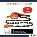3 Ton Lever Block Chain Hoist Lift Puller Ratchet Type 6600 Lbs. Fixed Price $108.29.