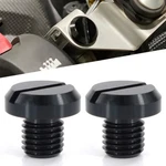 Mirror Block Off Plugs Fit For Yamaha Tdm 900 All Years X-max 400 13-14 Black. Fixed Price $19.99.