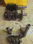 2000 96-07 Honda CR85R CR80RB Transmission Gears Shaft Shift Fork. Fixed Price $125.00.