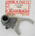 1 Nos Genuine Kawasaki KT250 Trials KX250 74-76 Shift Fork Low Oem New Part. Fixed Price $24.56.