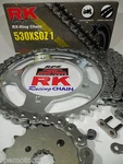 1998-2003 Yamaha YZF-R1 Quick Accel Rk Xre 530 Silver Chain & Sprockets Kit. Fixed Price $234.95.