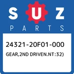 24321-20F01-000 Suzuki GEAR,2ND DRIVEN.NT:32) 2432120F01000, New Genuine Oem Par. Fixed Price $91.72.