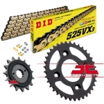 Fits: Bmw S1000RR 2012-2018 Did Gold X-ring Chain & Quiet Sprocket Kit. Fixed Price $148.29.