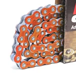 Metallic Orange Ek 520 Rxo Slim Ring Heay Duty Narrow Race Chain. Fixed Price $120.68.