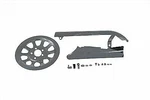 Chrome Belt Guard Kit For Harley Davidson By V-twin. Fixed Price $190.45.
