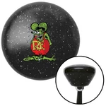 Rat Fink Black Retro Metal Flake Knob W/ M16X1.5 Insert Shifter Auto Brody. Fixed Price $89.95.