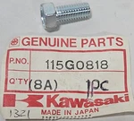 Nos 1966-1989 Kawasaki A1 A7 H1 KH400 KH500 8X18 Upset Bolt Oem 115G0818. Fixed Price $11.98.