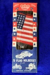 Nos Empress Brand 5 48 Star Flag Holder Set Accessory. Fixed Price $48.00.