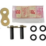 D.i.d ZJ525VX3G Rivet Connecting Link Series X-ring Chain Gold. Fixed Price $16.92.