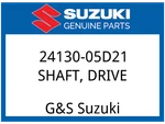 Suzuki Oem Part 24130-05D21 Shaft Drive. Fixed Price $193.04.