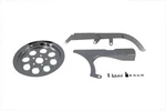 Chrome Belt Guard Kit For Harley-davidson V-twin 27-0157. Fixed Price $183.99.