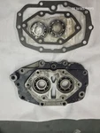 Harley-davidson Early Transmission Door W/ New Bearings ,gaskets # 35250-79 Fxr. Fixed Price $99.00.