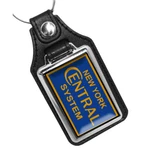 New York Central System Train Design Key Chain Fob Ring. Fixed Price $16.95.