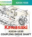 Kawasaki Genuine 1990-2006 Vulcan VN750 Coupling Drive Shaft 42034-1035. Fixed Price $133.63.
