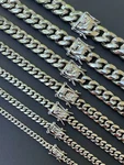 Real Solid Stainless Steel Miami Cuban Link Chain Necklace Or Bracelet Box Clasp. Fixed Price $49.50.