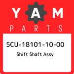 5CU-18101-10-00 Yamaha Shift Shaft Assy 5CU181011000, New Genuine Oem Part. Fixed Price $48.07.