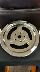 Fit Harley 911 Eagle Wings Chrome Belt Pulley Sprocket 70 X 1.5". Fixed Price $200.00.