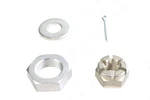 Cadmium Front Axle Nut Kit For Harley-davidson. Fixed Price $39.99.