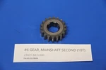 1991 85-01 CR500R Transmission Tranny Mainshaft Gear #6 Second (18T). Fixed Price $199.99.