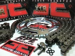 1996-2026 Suzuki DR650 Se Jt X1R3 Silver 525 X-ring Chain And Sprockets Kit. Fixed Price $149.95.