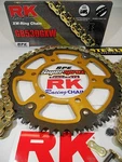 1991-1996 Honda CBR600 F2/F3 Rk Zxw Gold 530 Supersprox Chain And Sprocket Kit. Fixed Price $339.95.