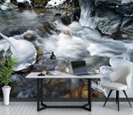 3D Winter Ice River 25941NA Wallpaper Murals Removable Fay. Fixed Price $13.53.