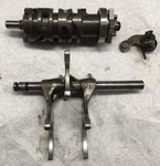 Triumph Speed Triple Sprint Rs St Daytona 955I Transmission Shifter Drum & Forks. Fixed Price $10.00.