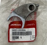 Genuine Honda 24221-333-020 Motorcycle Left Gearshift Fork CB350F1A CB350FA Nos. Fixed Price $57.00.