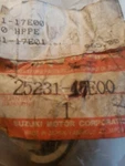 Suzuki Fork Gear 25231-17E00. Fixed Price $63.00.