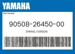 Yamaha Genuine Spring, Torsion 90508-26450-00. Fixed Price $11.12.