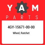 4GY-15671-00-00 Yamaha Wheel, Ratchet 4GY156710000, New Genuine Oem Part. Fixed Price $73.40.