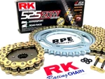 2002-2012 Suzuki DL1000 V-strom Rk 525 Zxw Gold Racing Chain And Sprockets Kit. Fixed Price $239.95.
