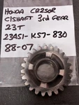 Honda CR250R 3RD Gear 23T (counter Shaft) 1988-07 Used Oe P/n 23451-KS7-830. Fixed Price $75.00.