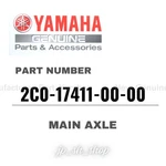 Yamaha Genuine Oem Parts Main Axle 2C0-17411-00-00 For R6. Fixed Price $168.28.