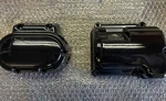 Harley Transmission Cover Set 34543-00 & 37082-99 Gloss Black 5-SPEED. Fixed Price $168.00.