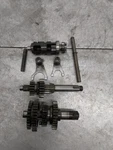 Yamaha TTR90E Transmission Main Counter Shaft Axle Gears Drum Cam Forks. Fixed Price $39.96.