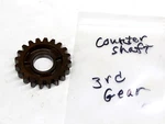 1987 88 Yamaha Transmission Counter Shaft 3RD Gear 2HG-17231-00-00. Fixed Price $46.00.