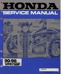 Honda 1990 -1996 VRF750F Motorcycle (305 Page) Shop Manual++free Shipping. Fixed Price $31.95.