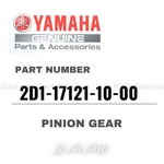 Yamaha Genuine Oem Parts Pinion Gear 2D1-17121-10-00 For YZF-R1. Fixed Price $68.25.