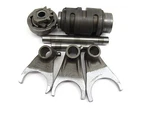 1990 Suzuki RM250L - Gearshift Shifting Cam Drum And Forks. Fixed Price $58.49.