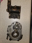 Vintage Harley-davidson Wl, 45 Transmission Lid & Cover 2270-38 33-41. Fixed Price $250.00.