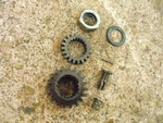 82-14 Honda Rebel Cm X 250 Oem Engine Primary Drive Oil Pump Gears 23121-464-010. Fixed Price $21.24.