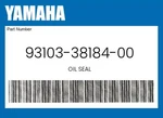 Yamaha Genuine Oil Seal 93103-38184-00. Fixed Price $40.04.