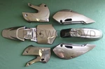 Kawasaki KLX110 KX65 Carbon Fiber Style Plastic Fairings Kit. Fixed Price $54.95.
