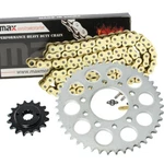 Gold O-ring Chain Sprocket Kit For Honda VT600 Shadow VLX600 Deluxe 1989-2007. Fixed Price $48.59.