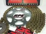 2003-2004 Kawasaki ZX636 Jt Z3 Gold 520 Quick Accel Chain And Sprockets Kit. Fixed Price $169.95.